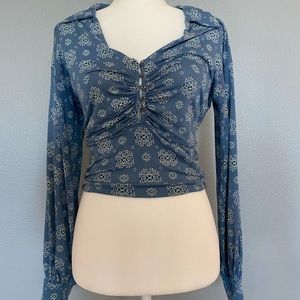 Blue Free People Shirt